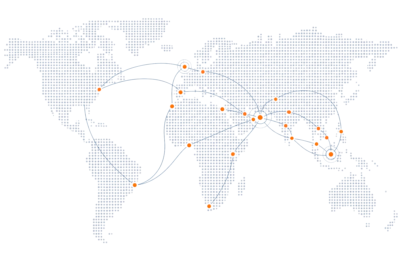 Global network of countries where Keystone AI EOR operates